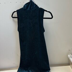 Green Velour Dress